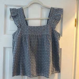 GAP, XS blue blouse